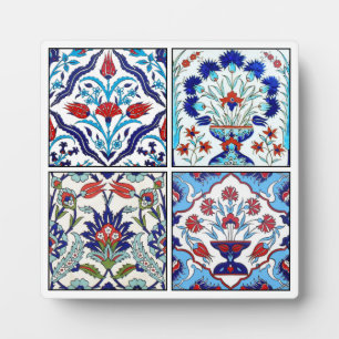 Plaque Photo collection de tuiles turques