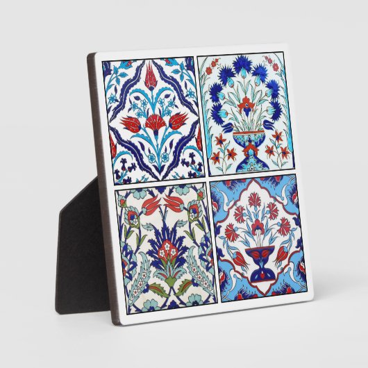 Plaque Photo collection de tuiles turques (Recto)