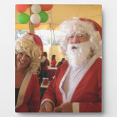 Plaque Photo Collection Élégant Père Noël. (Devant)