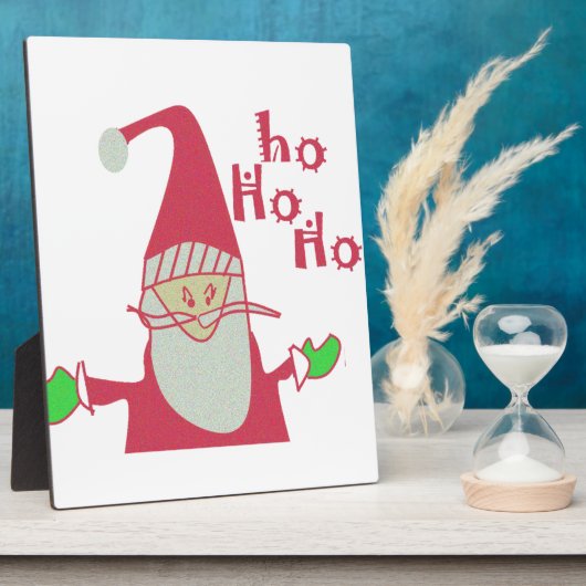 Plaque Photo Collection Père Noël de souris Cartoon (Côté)