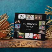 Plaque Photo Collection photo de la famille moderne de garde de (Côté)