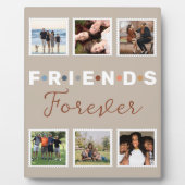 Plaque Photo Collection photo moderne Beige Friends Forever (Devant)