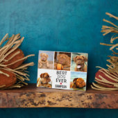 Plaque Photo Collection photo moderne Best Dog Ever | Animal (Côté)