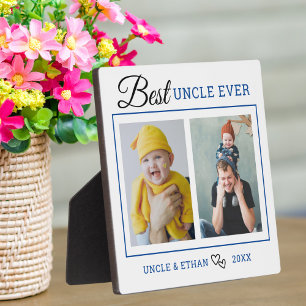 Plaque Photo Collection photo moderne Best Uncle Ever 2