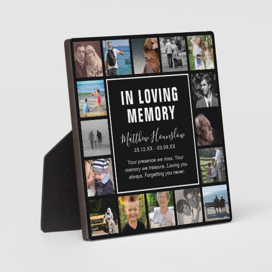 Plaque Photo Collection photo moderne de 16 conservation commém (Recto)