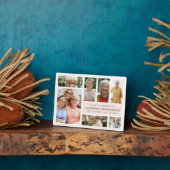 Plaque Photo Collection photo moderne en mémoire d'amour (Côté)