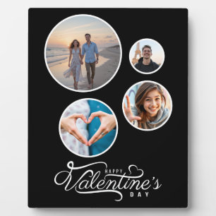 Plaque Photo Collection photo noire moderne Cadeau de Valentine