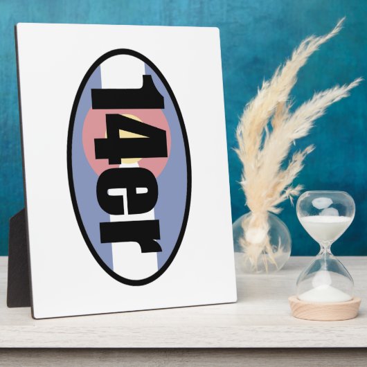 Plaque Photo Colorado 14ers (Côté)