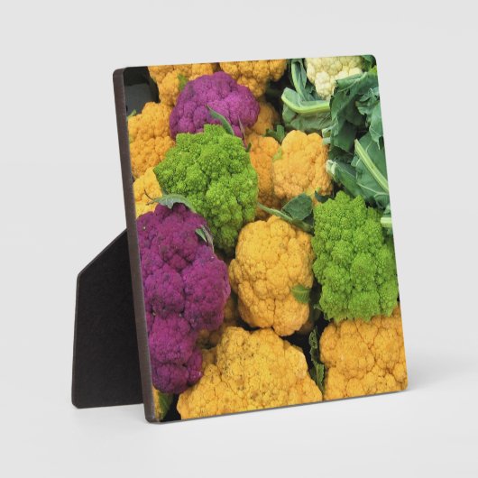 Plaque Photo Colorful Cauliflower (Recto)