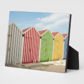 Plaque Photo Colorful Huts (Côté)