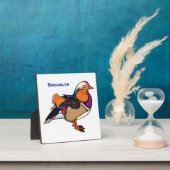 Plaque Photo Colorful mandarin duck (Insitu)