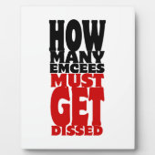 Plaque Photo Combien D'Écés Doivent Être Dissous (Devant)