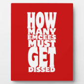 Plaque Photo Combien D'Écés Doivent Être Dissous (Devant)