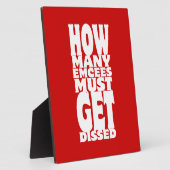 Plaque Photo Combien D'Écés Doivent Être Dissous (Côté)