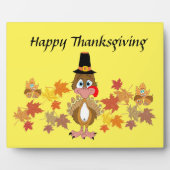 Plaque Photo Comique Turquie Et Amis Thanksgiving (Devant)