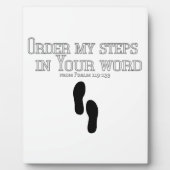 Plaque Photo Commande Mes étapes (Devant)