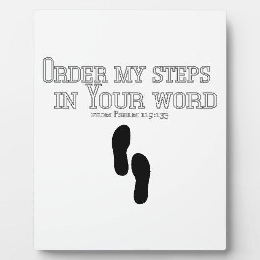 Plaque Photo Commande Mes étapes (Devant)