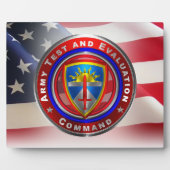 Plaque Photo Commandement des essais de l'Armée (Devant)