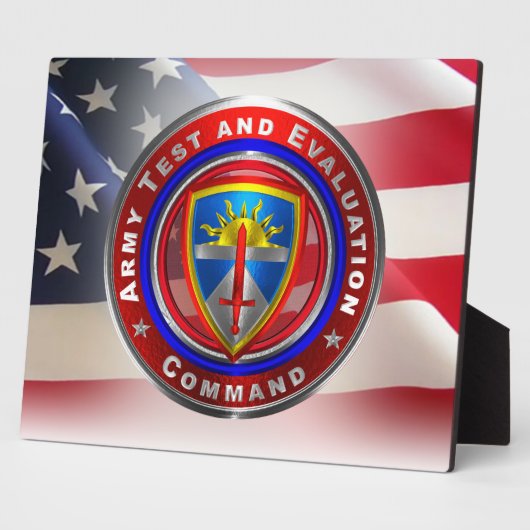 Plaque Photo Commandement des essais de l'Armée (Côté)