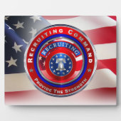 Plaque Photo Commandement du recrutement (Devant)