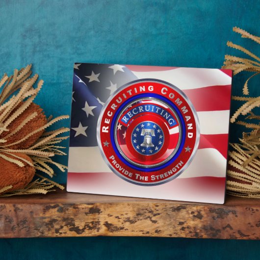 Plaque Photo Commandement du recrutement (Côté)