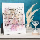 Plaque Photo Comme tu es grand (Côté)