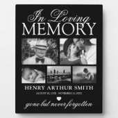 Plaque photo commémorative (Devant)