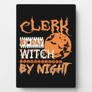 Plaque Photo Commis Par Sorcière De Jour Par Halloween De Nuit