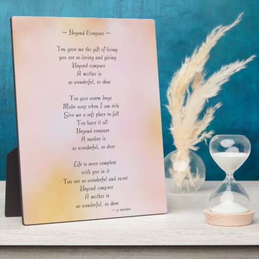 Plaque Photo Comparer au-delà (Côté)