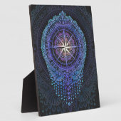 Plaque Photo Compas céleste Mandala (Côté)
