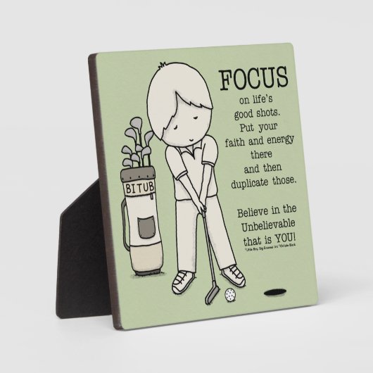 Plaque Photo Concentration sur le bien (Recto)