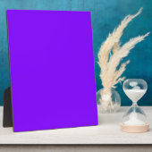 Plaque Photo Concepteur Customisé couleur violet (Côté)