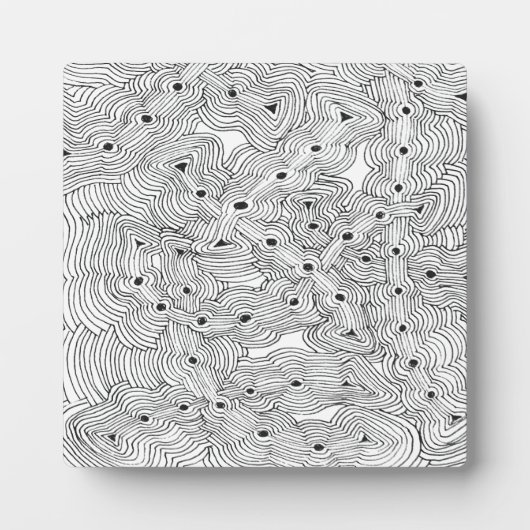 Plaque Photo Conception abstraite originale de la batterie de s (Devant)