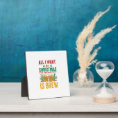 Plaque Photo Conception de boisson de vacances Christmas Brew (Insitu)