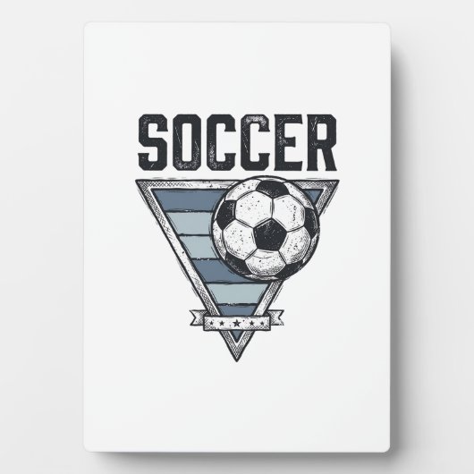 Plaque Photo Conception de chemise de badge de triangle de ball (Devant)