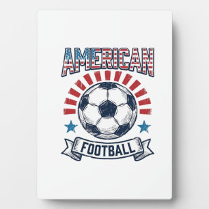 Plaque Photo Conception de chemise de ballon de football améric