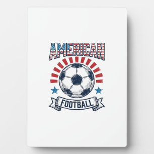 Plaque Photo Conception de chemise de ballon de football améric