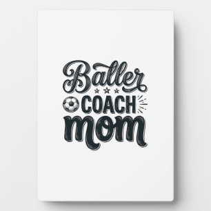 Plaque Photo Conception de chemise de football vintage Baller C