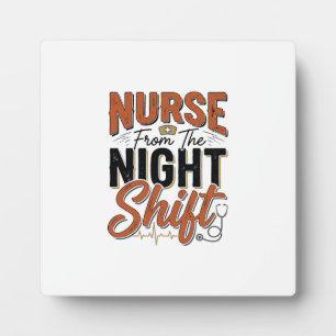 Plaque Photo Conception de chemise de nuit de garde d'infirmièr