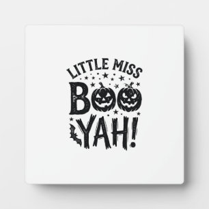 Plaque Photo Conception de chemise Halloween vintage Little Mis