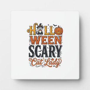 Plaque Photo Conception de chemise pour chat vintage Halloween