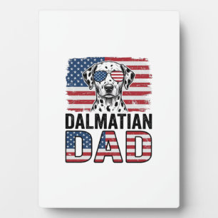 Plaque Photo Conception de chemise pour chien vintage patriotiq