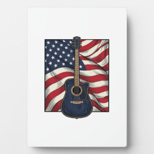 Plaque Photo Conception de chemise vectorielle drapeau patrioti