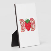 Plaque Photo Conception de chemise vectorielle lettrage fraise  (Côté)