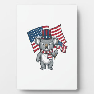 Plaque Photo Conception de chemise vintage patriotique avec dra