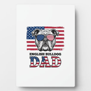 Plaque Photo Conception de chemise vintage patriotique papa bou