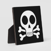 Plaque Photo Conception de crâne de pirate (Recto)