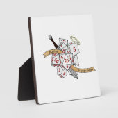 Plaque Photo Conception de dés Paladin (Recto)