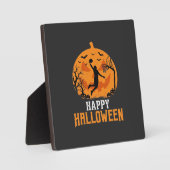 Plaque Photo Conception de dunk de basket-ball Halloween citrou (Recto)