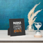 Plaque Photo Conception de Halloween Mama Pumpkins Patch_1 (Insitu)